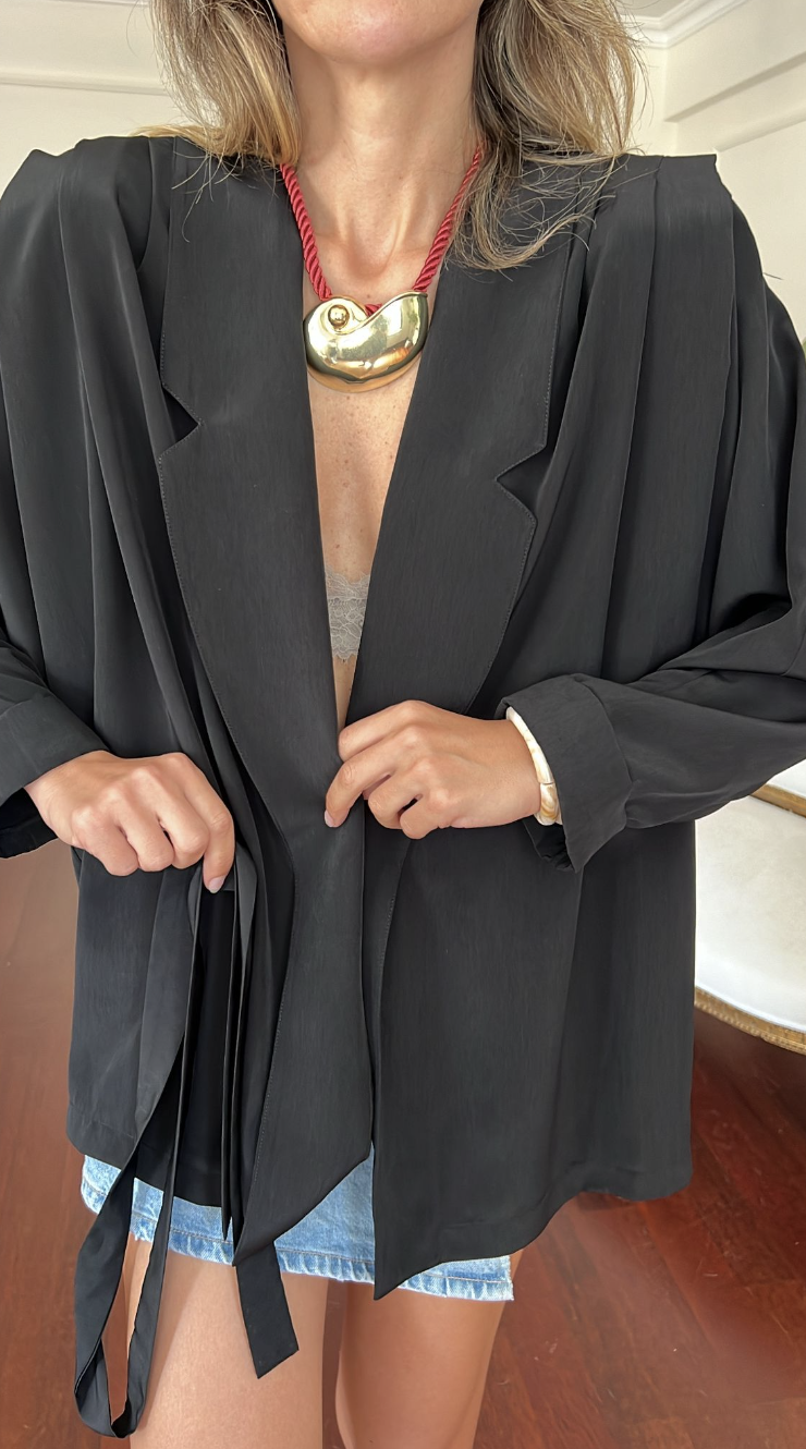 'Serpil' Siyah Ceket