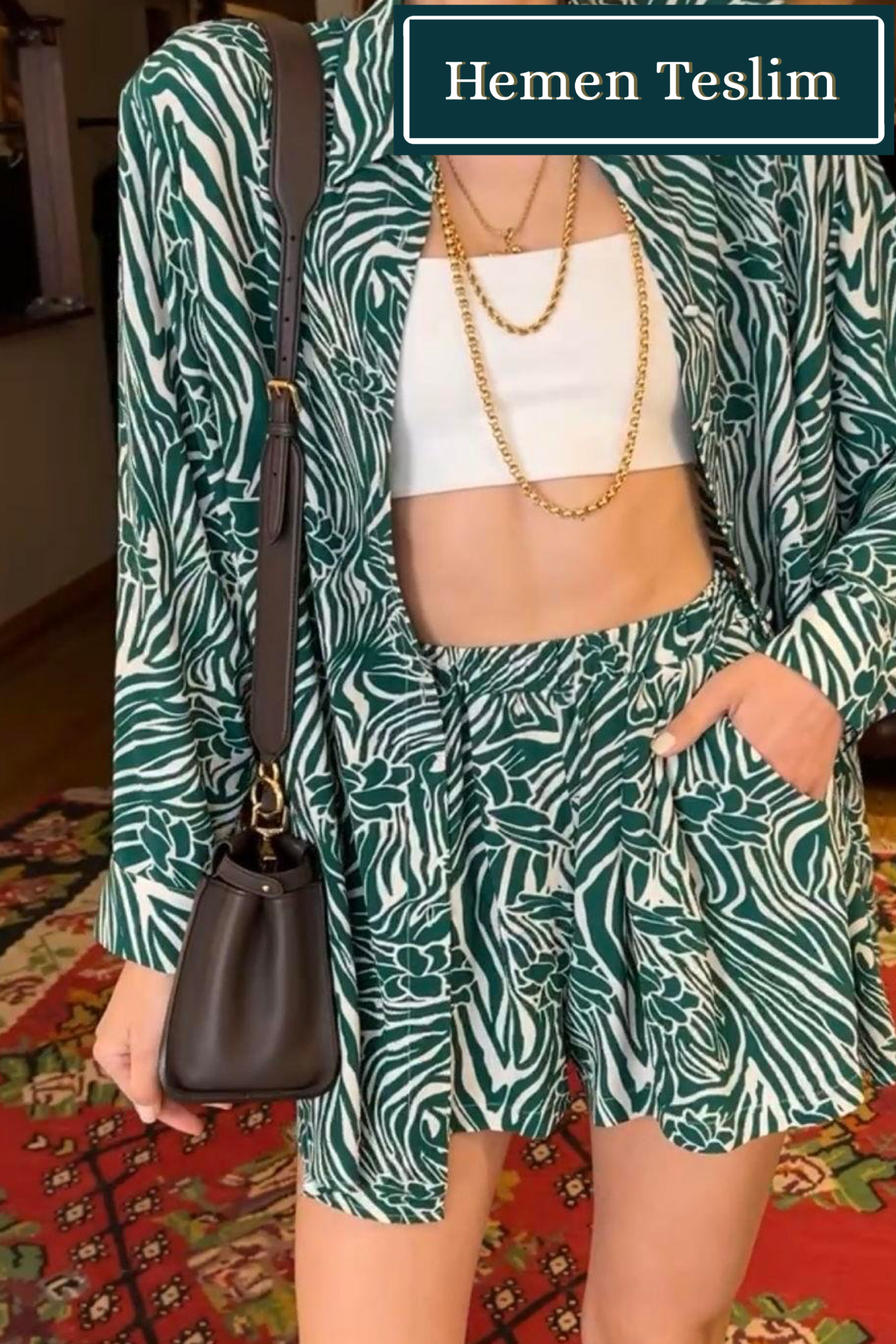 Şortlu Takım Yeşil