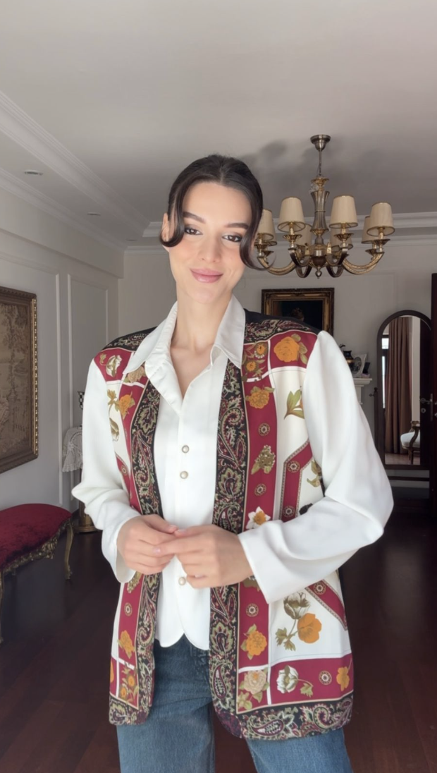 Vintage Çift Katmanlı Gömlek