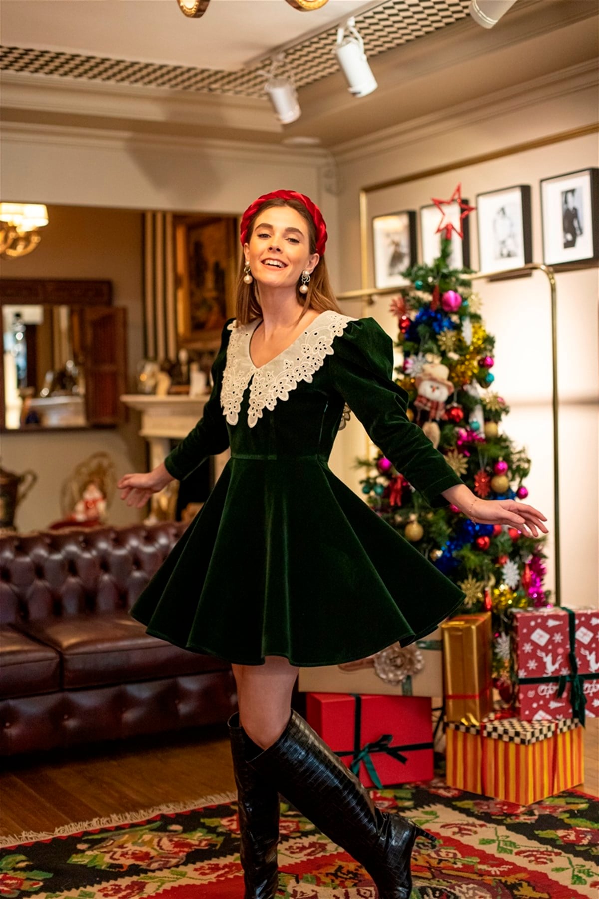 SLEIGH RIDE YEŞİL MİNİ