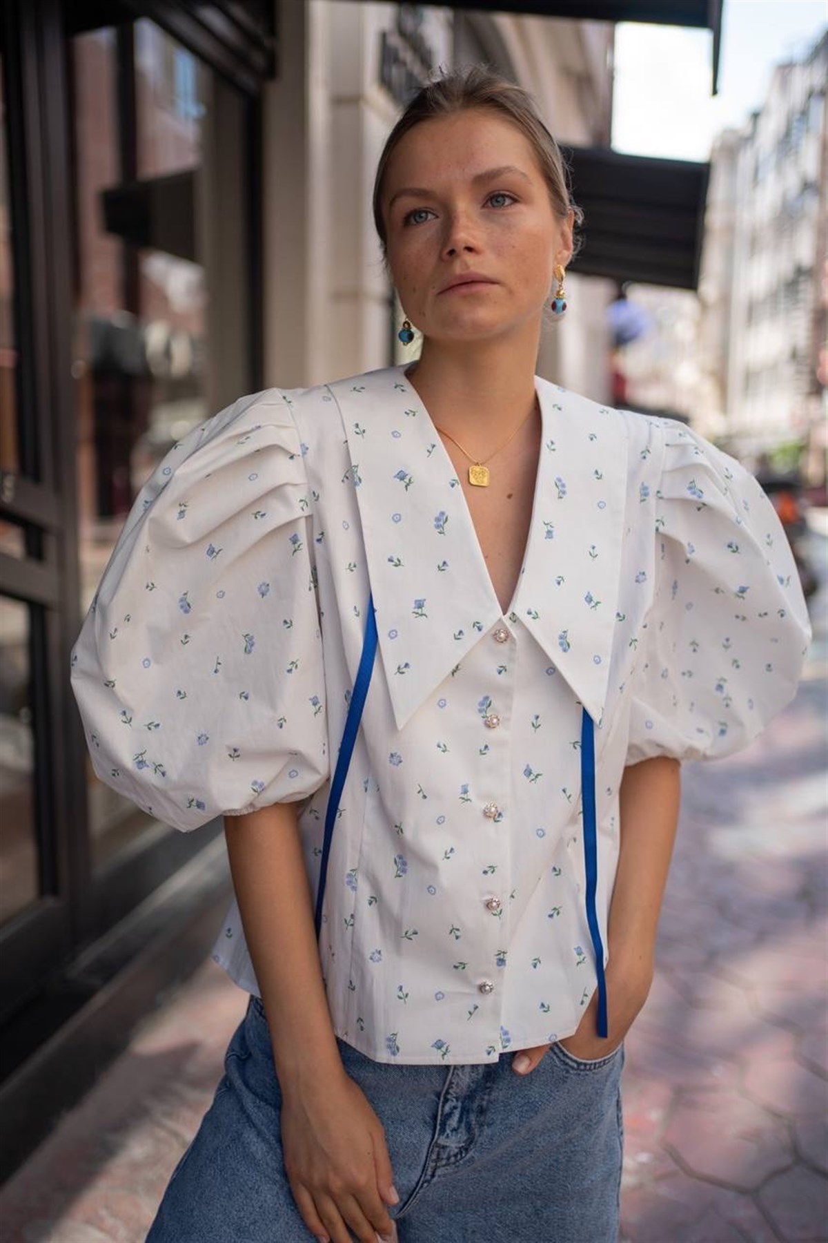 ''Gabriella'' Menekşe Bluz