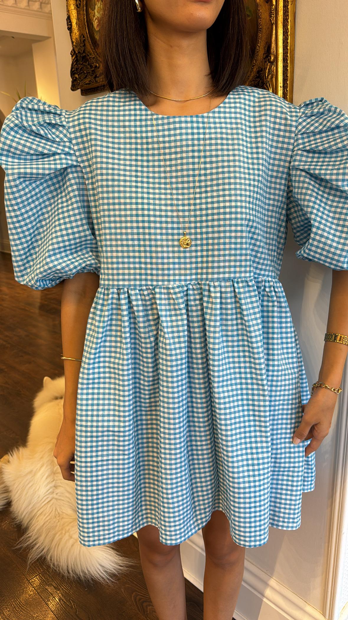 Mavi Pötikare Balon Kol 