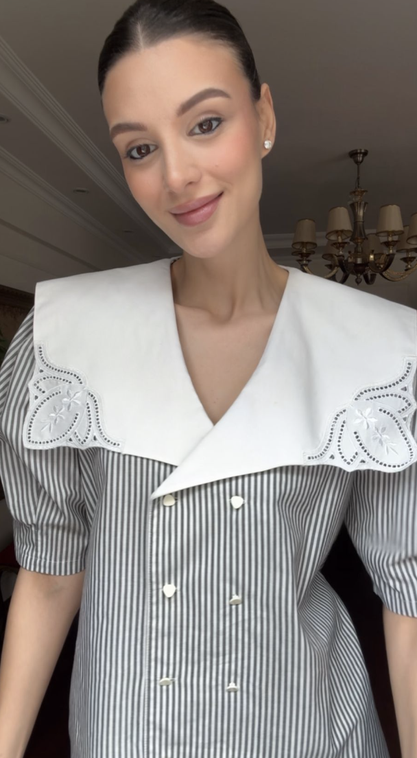 Vintage Kruvaze Gömlek 