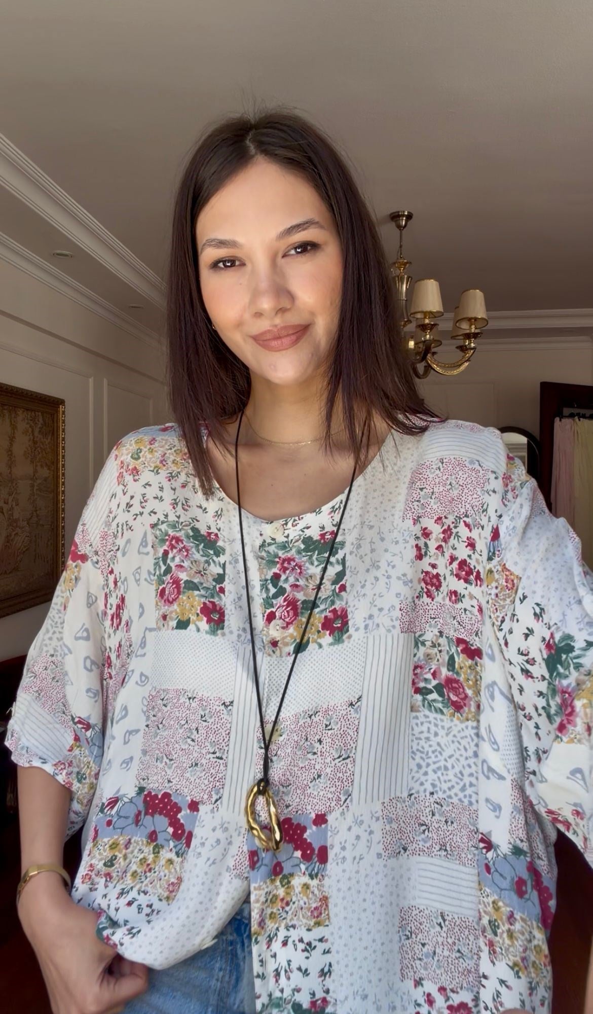 Vintage Patch Gömlek 