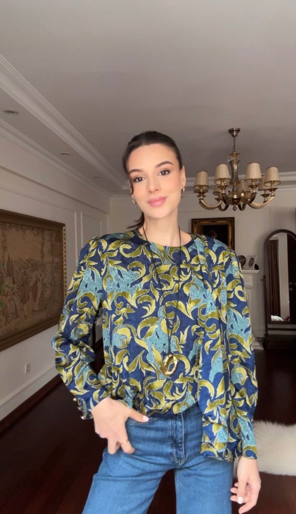 Vintage Rokoko Gömlek