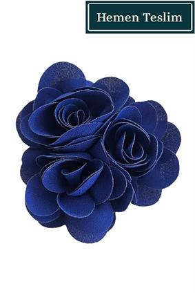 El Yapımı Saks Mavisi Yaka Çiçeği