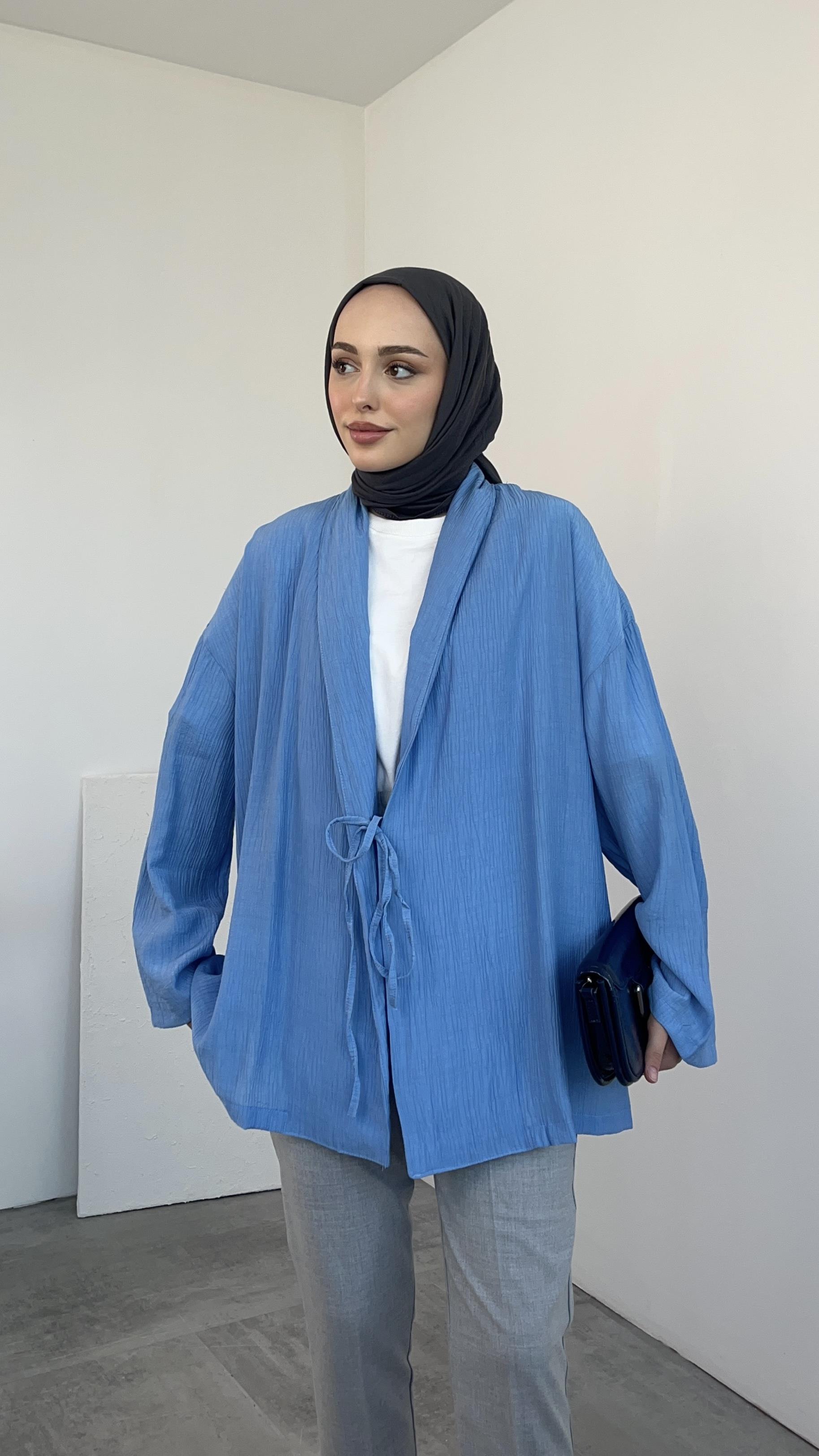 Mavi Dokulu Kimono