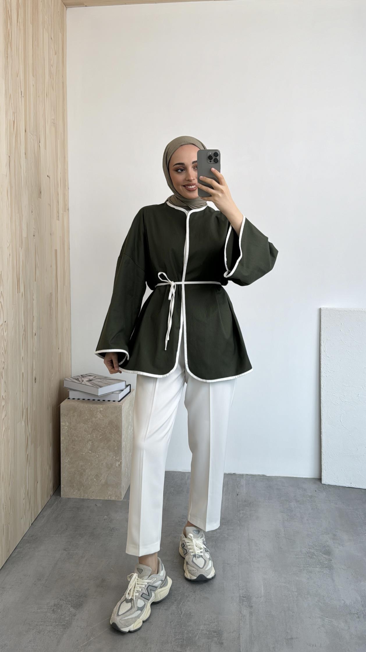 Seyyar Kemerli Kimono 