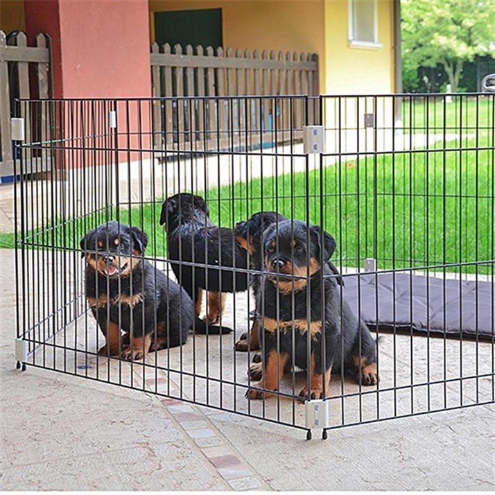 Ferplast Metal Köpek Eğitim Kafesi 80x80x62 Cm Siyah