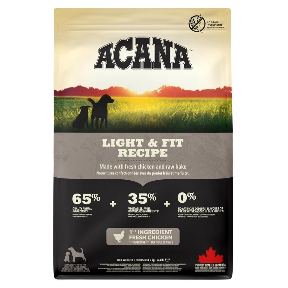 Acana Heritage Light&Fit Tahılsız Diyet Yetişkin Köpek Maması 2 kgAcana