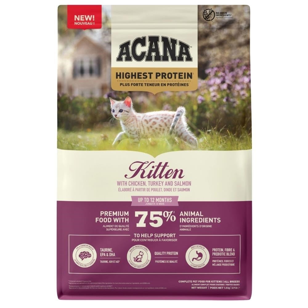 Acana Highest Protein Kitten Yavru Kedi Maması 1,8 kgAcana