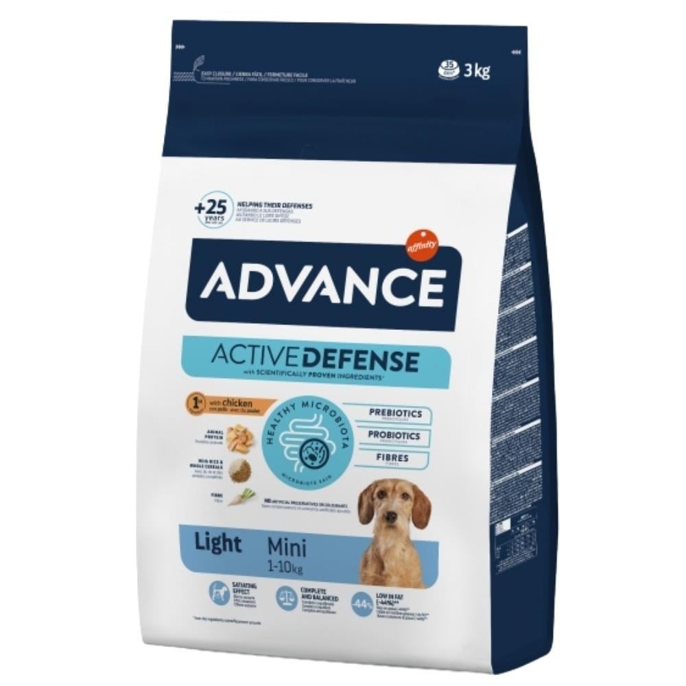 Advance Adult Mini Light Tavuklu Küçük Irk Yetişkin Köpek Maması 3 kgAdvance