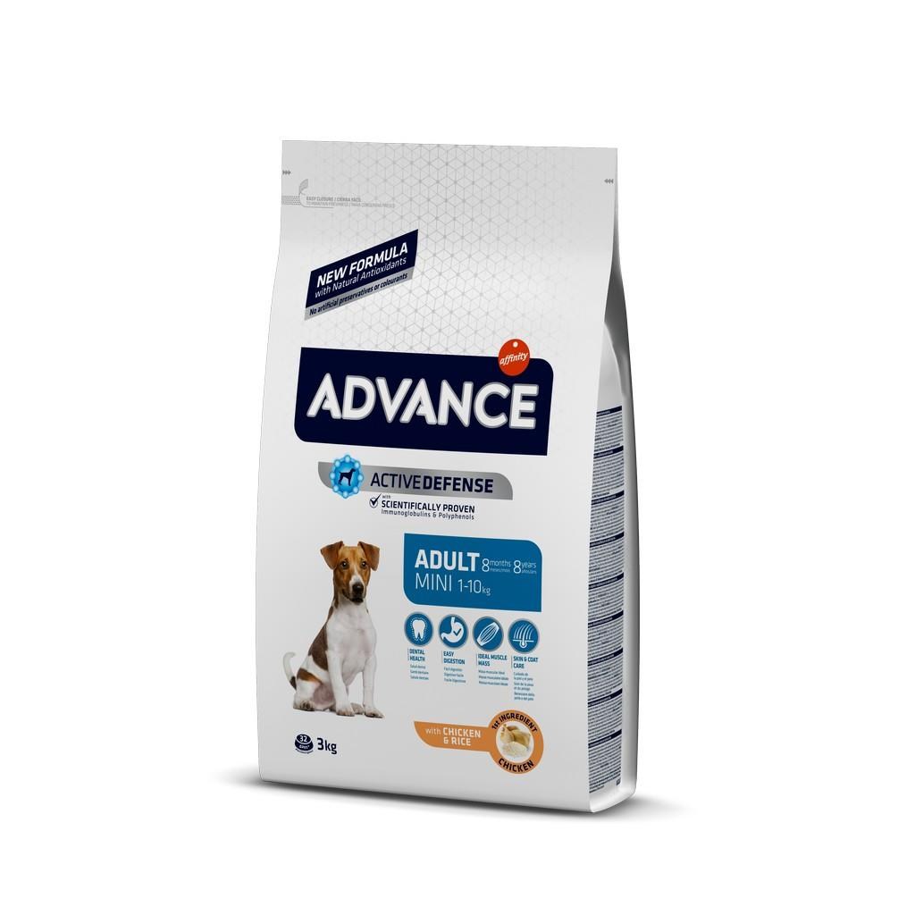 Advance Mini Adult Tavuklu Küçük Irk Yetişkin Köpek Maması 3 kgAdvance