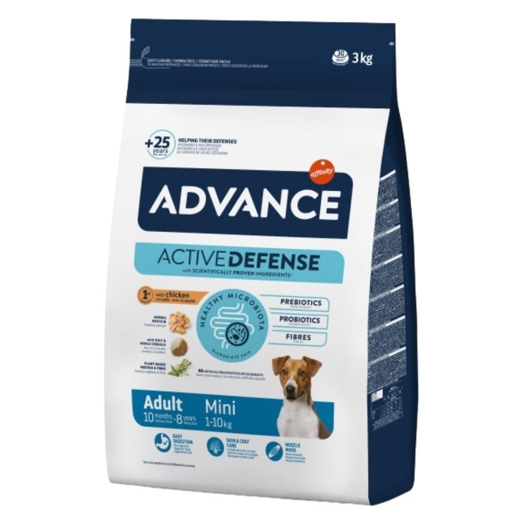 Advance Mini Adult Tavuklu Küçük Irk Yetişkin Köpek Maması 3 kgAdvance