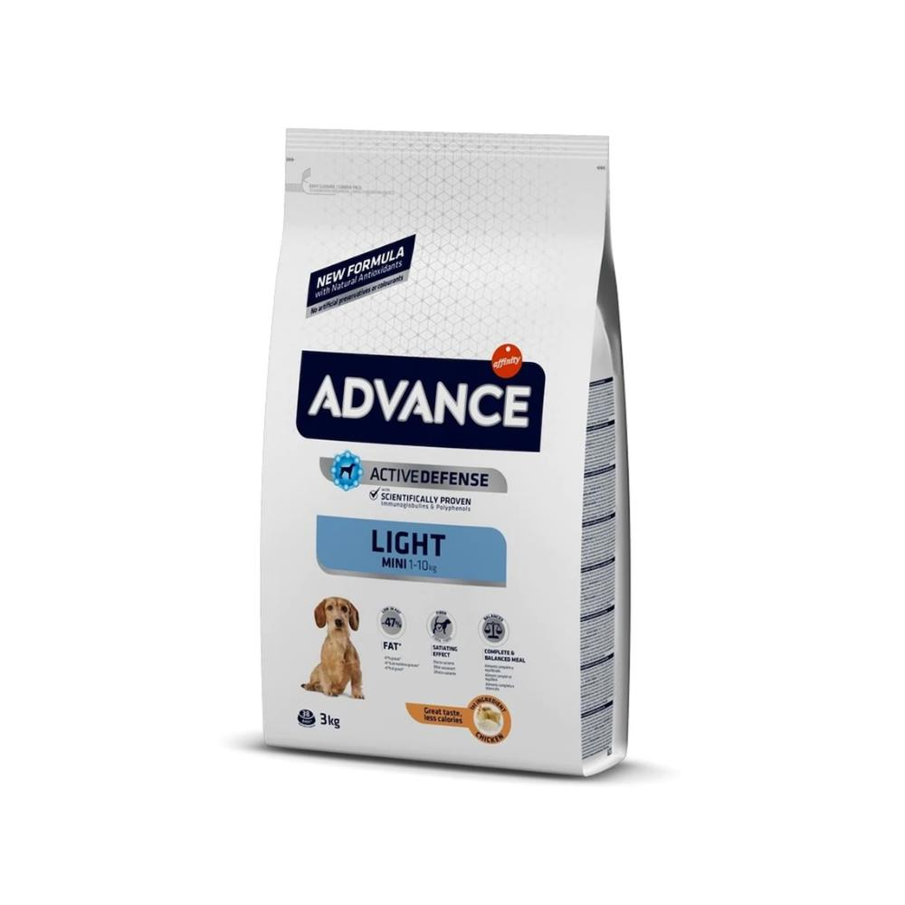 Advance Mini Light Diyet Köpek Maması 3 kgAdvance
