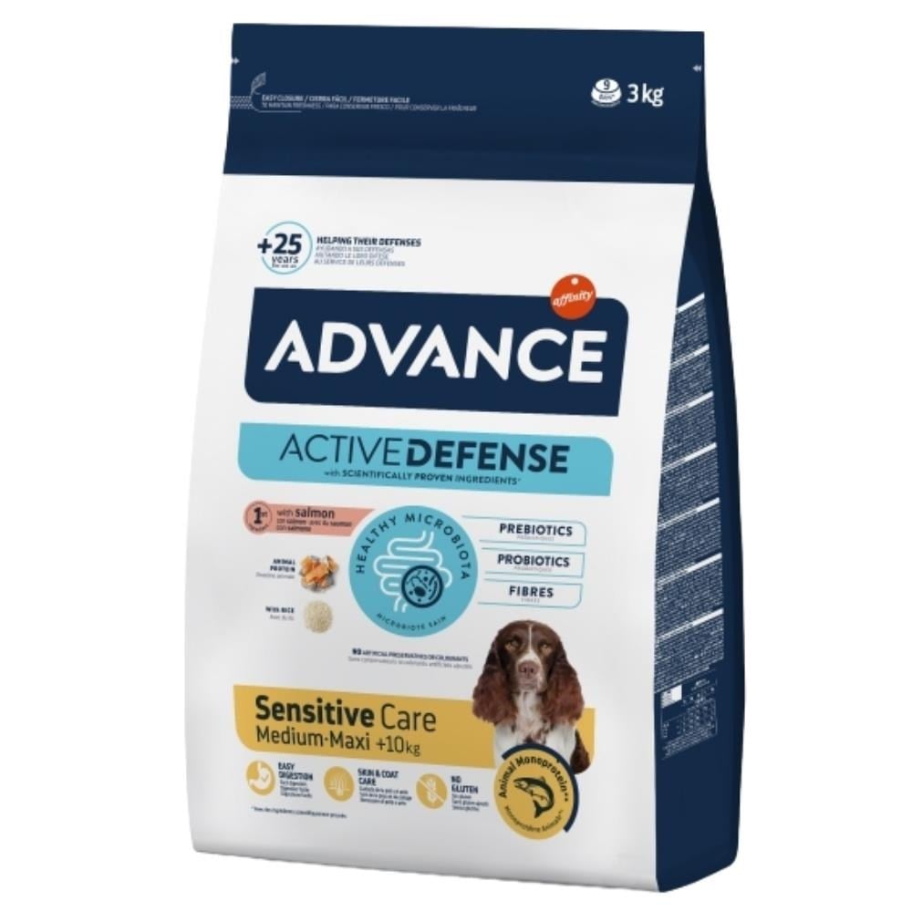 Advance Sensitive Somonlu Yetişkin Hassas Köpek Maması 3 kgAdvance