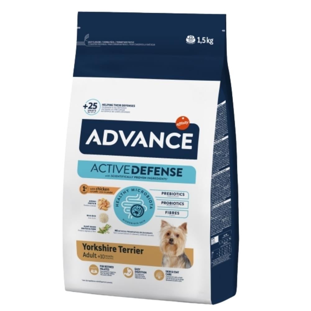 Advance Yorkshire Terrier Tavuklu ve Pirinçli Köpek Maması 1,5 kgAdvance