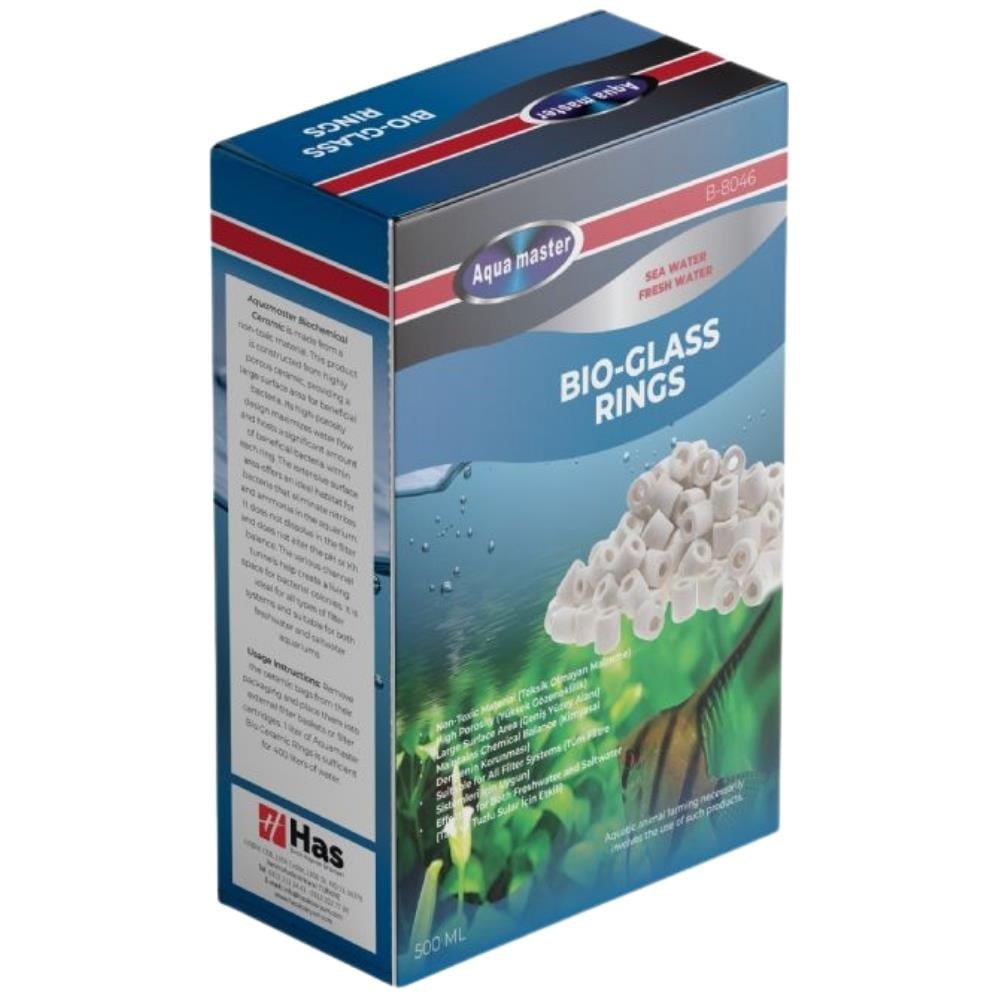 Aqua Master Seramik Halka Biyolojik Filtre Malzemesi 500 mlAquaMaster