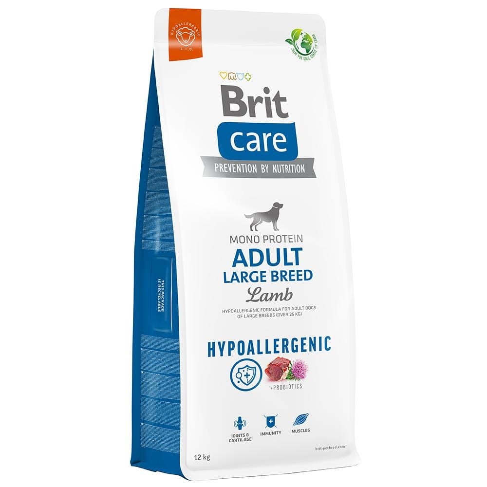 Brit Care Hipoalerjenik Kuzulu Yetişkin Büyük Irk Köpek Maması 12 kgBrit Care