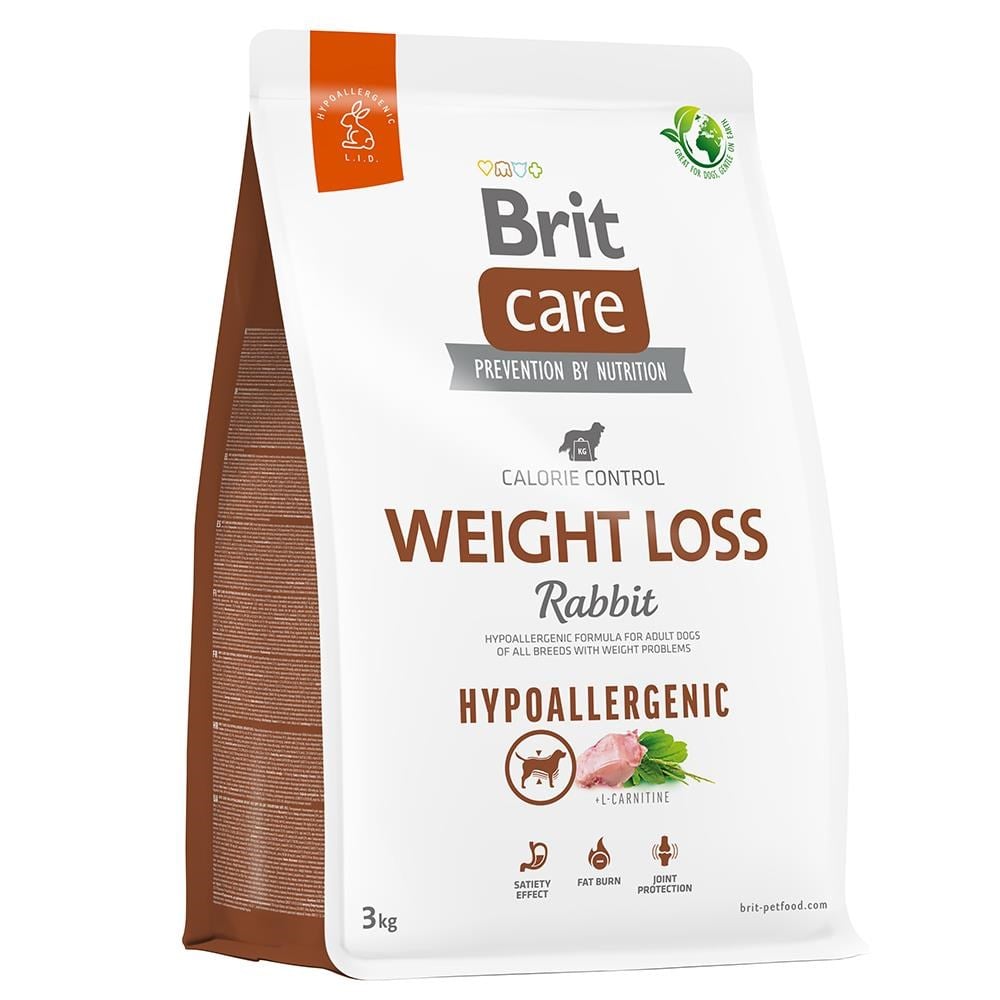 Brit Care Hipoalerjenik Weight Loss Tavşan Etli Kilo Dengeleyici Yetişkin Köpek Maması 3 kgBrit Care