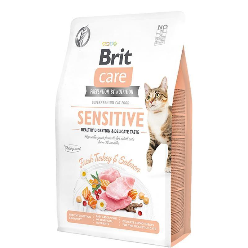 Brit Care Sensitive Destekleyici G-F Yetişkin Kedi Maması 7 kgBrit Care