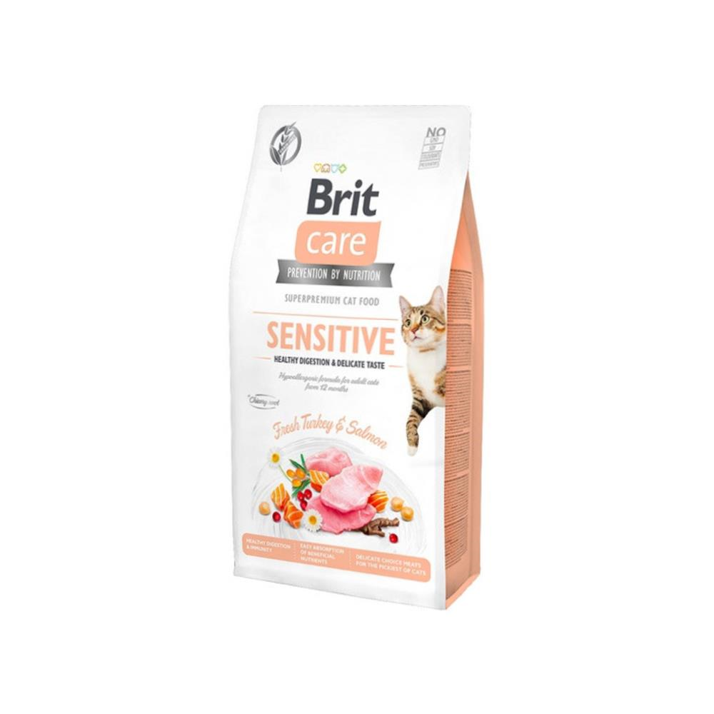 Brit Care Sensitive Hassas Somonlu Kedi Maması 2 kgBrit Care