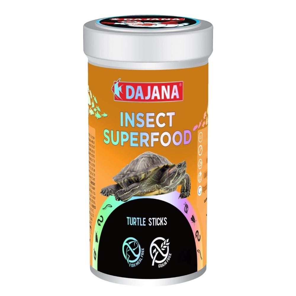 Dajana Insect Superfood Turtle Sticks Böcek Proteinli Su Kaplumbağası Yemi 250 ml 75 grDAJANA