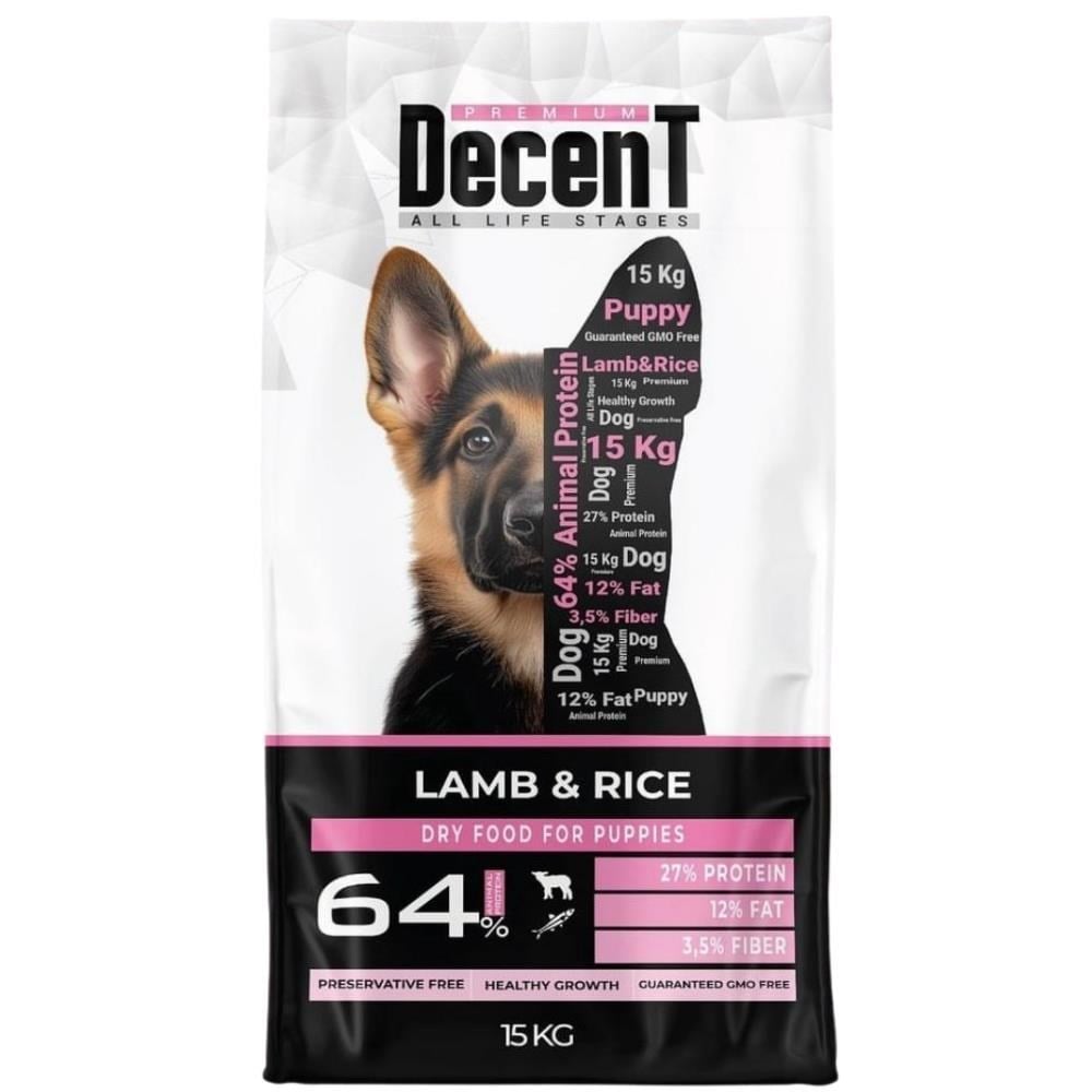 Decent Puppy Kuzu Yavru Köpek Maması 15 kgDecent