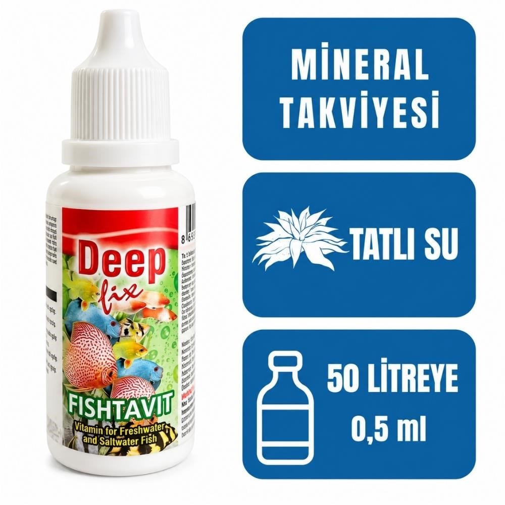 Deep Fix Fishtavit Balık Vitamini 30 mlDeep Fix