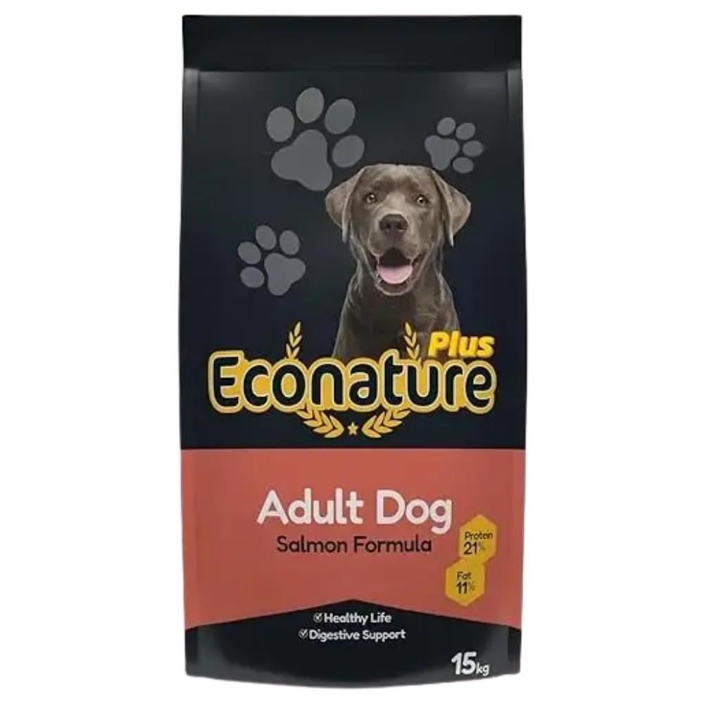 Econature Plus Somonlu Yetişkin Köpek Maması 15 kgECONATURE