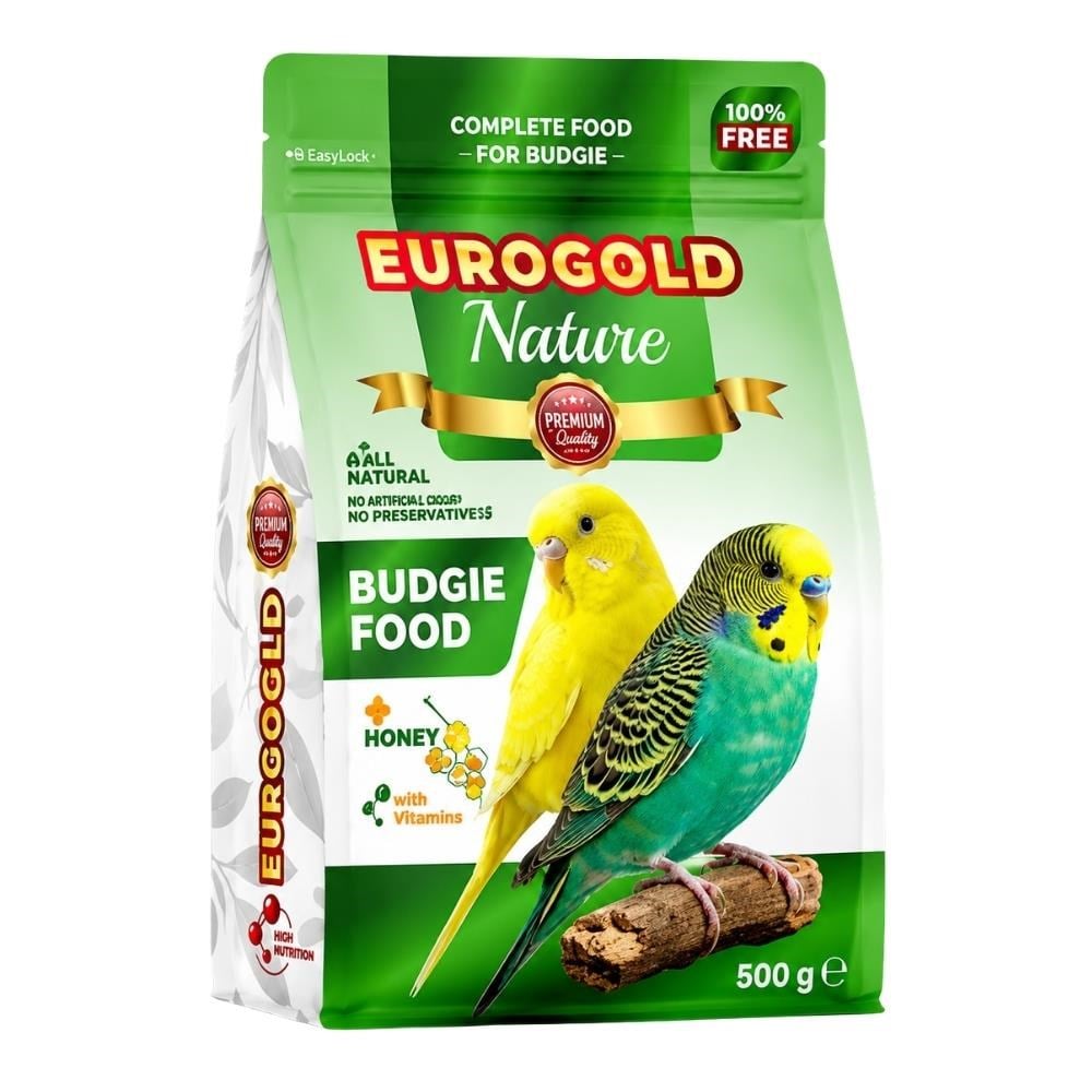 EuroGold Nature Ballı Muhabbet Kuşu Yemi 500 grEuroGold