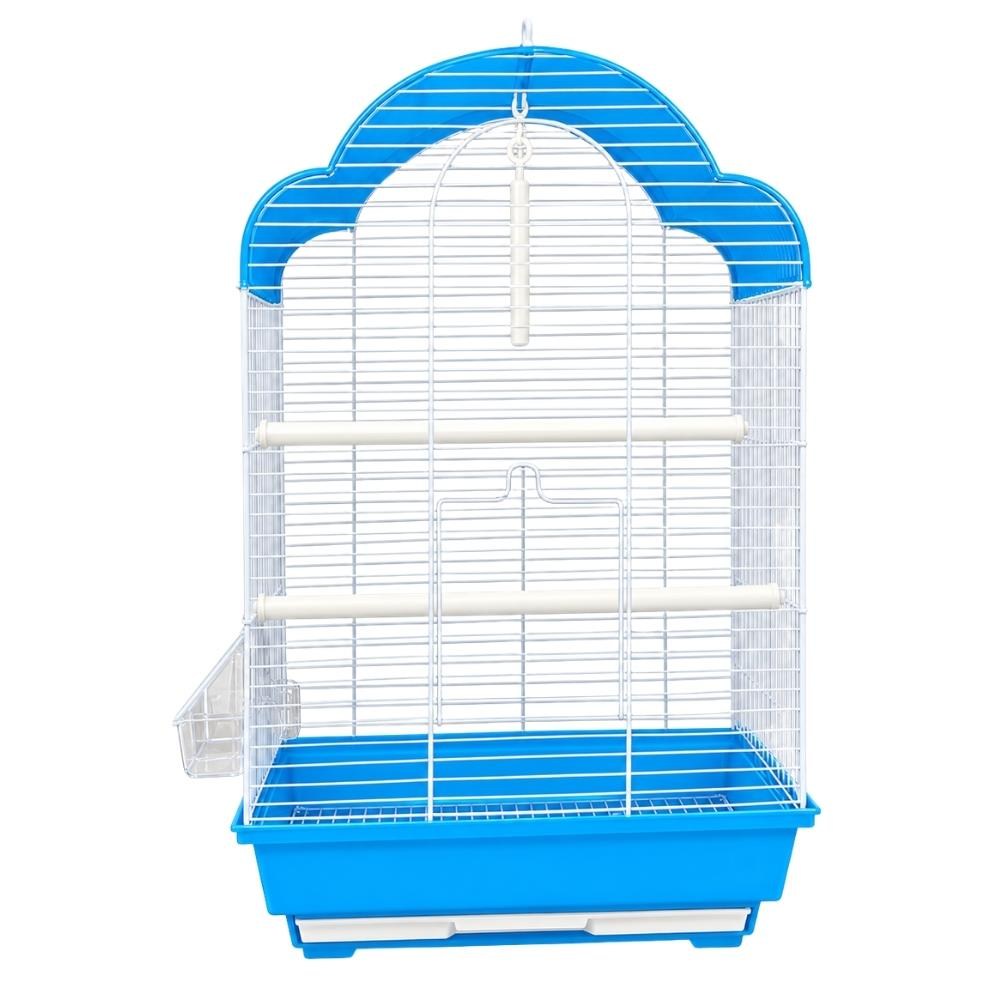 EuroGold Telli Oval Çatılı Kuş Kafesi 34,5 x 28 x 54,5 cmEuroGold