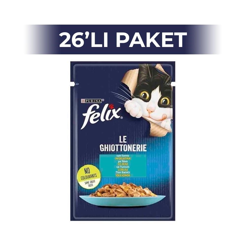 Felix Ton Balıklı Yetişkin Kedi Konservesi 85 gr 26 AdetFelix