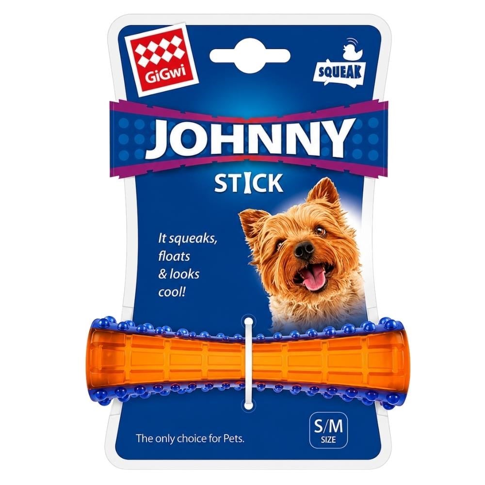 GiGwi Johnny Stick Sesli Plastik Kemik Köpek Oyuncağı 15 cmGigwi