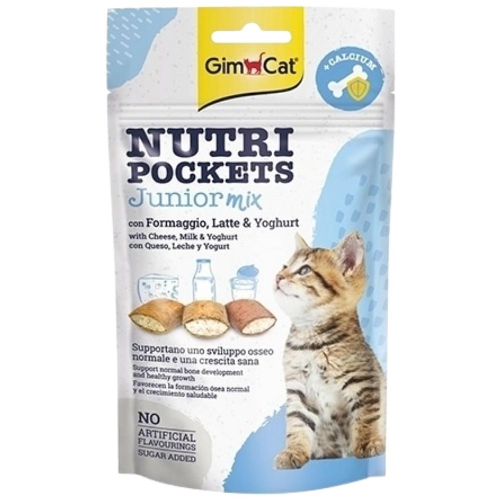 GimCat Nutripockets Junior Mix Kedi Ödül Maması 60 grGimcat