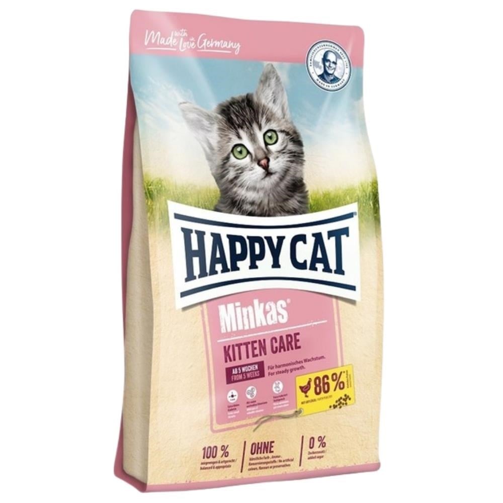 Happy Cat Minkas Kitten Care Tavuklu Yavru Kedi Maması 10 kgHappy Cat