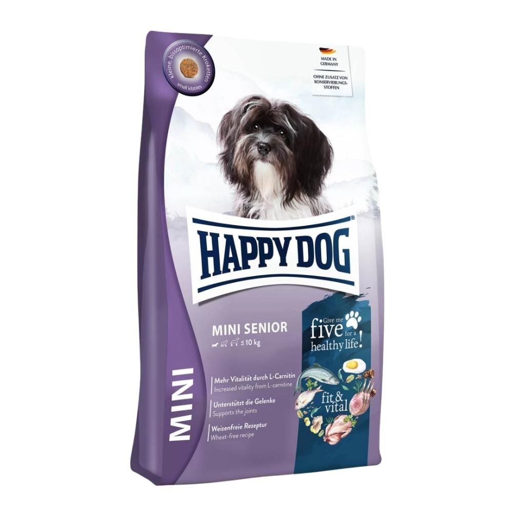 Happy Dog Fit Vital Kümes Hayvanlı Küçük Irk Yaşlı Köpek Maması 4 kgHappy Dog