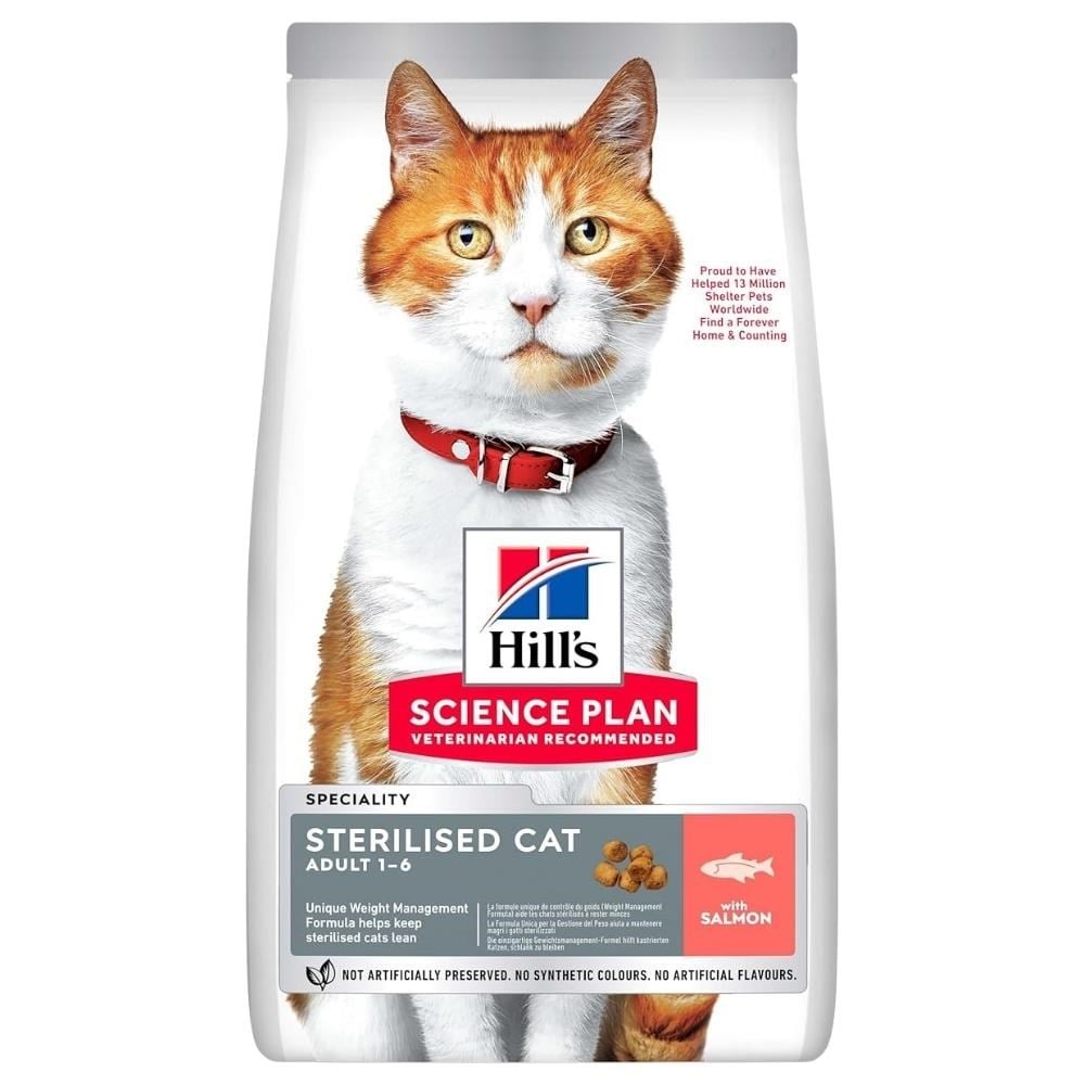 Hill's Somonlu Kısırlaştırılmış Yetişkin Kedi Maması 3 kgHill's