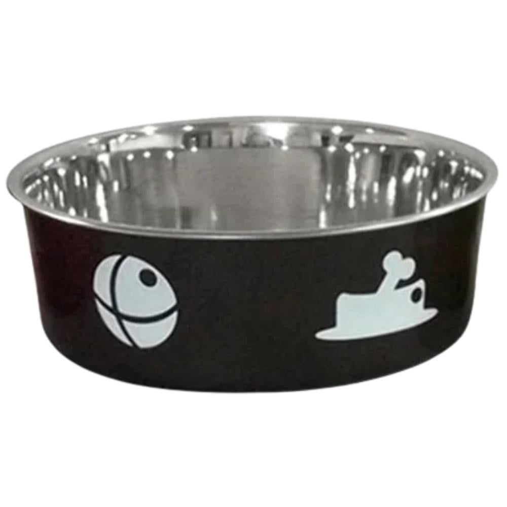 Lion PSB-100 Çelik Kedi ve Köpek Mama Kabı 280 ml Karışık RenkliLion