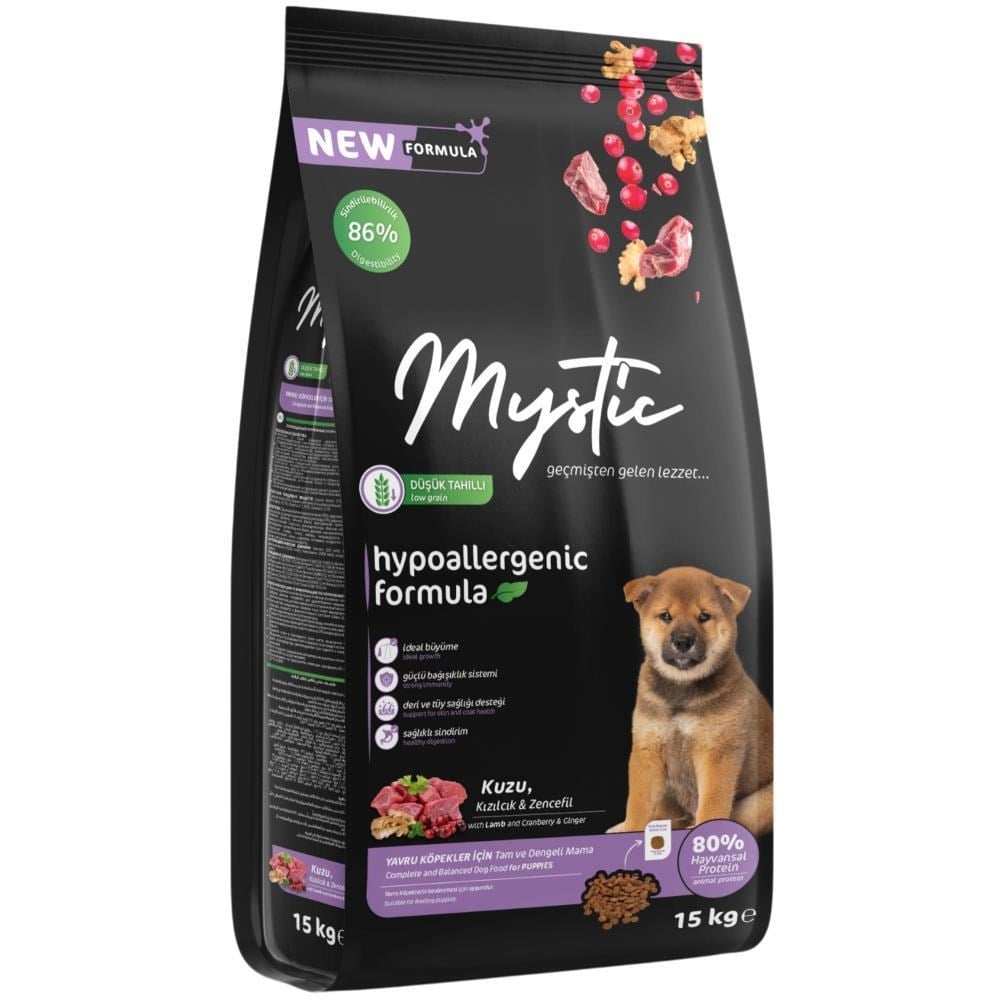 Mystic Kuzu Etli Yavru Köpek Maması 15 kgMystic 