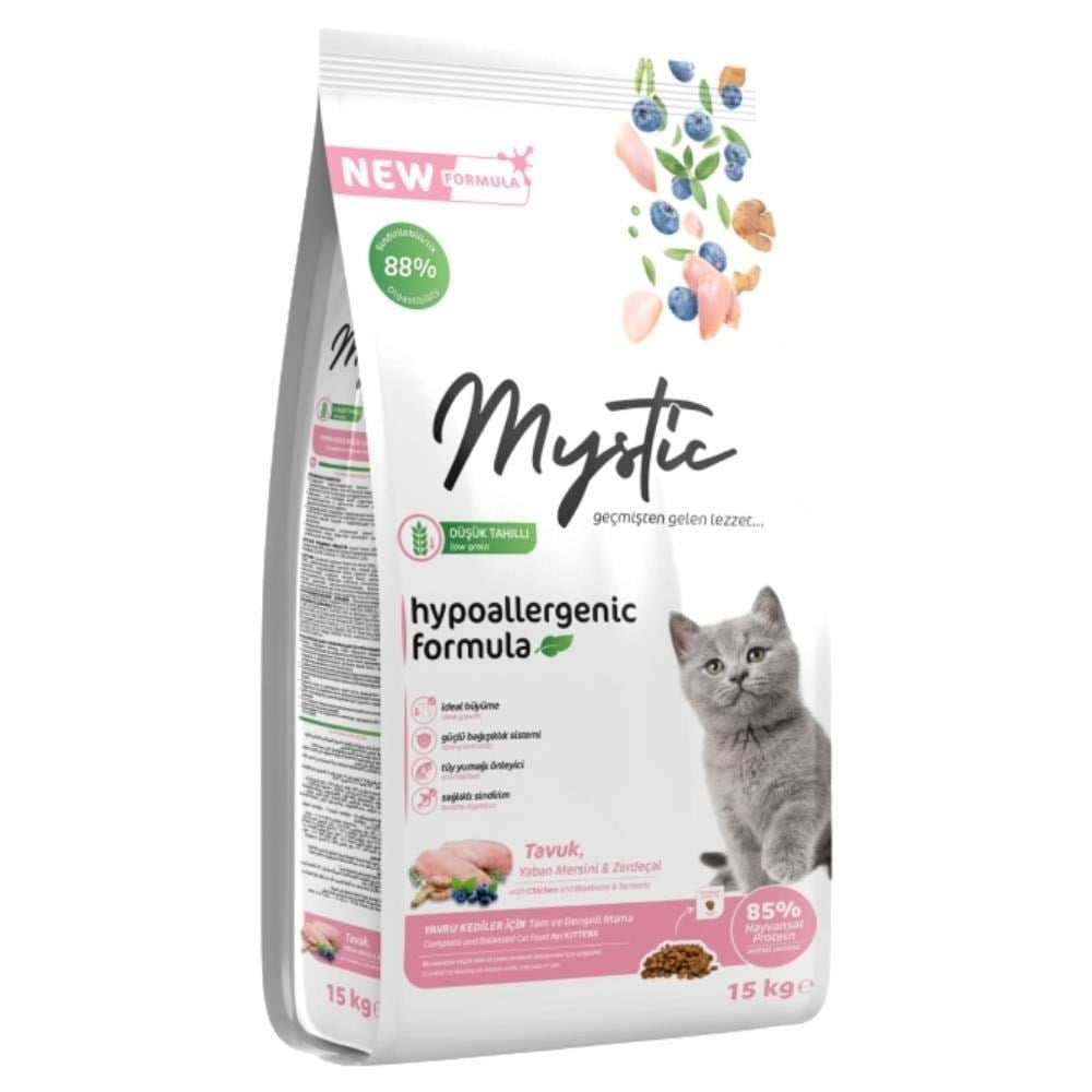 Mystic Tavuklu Yavru Kedi Maması 15 kgMystic 