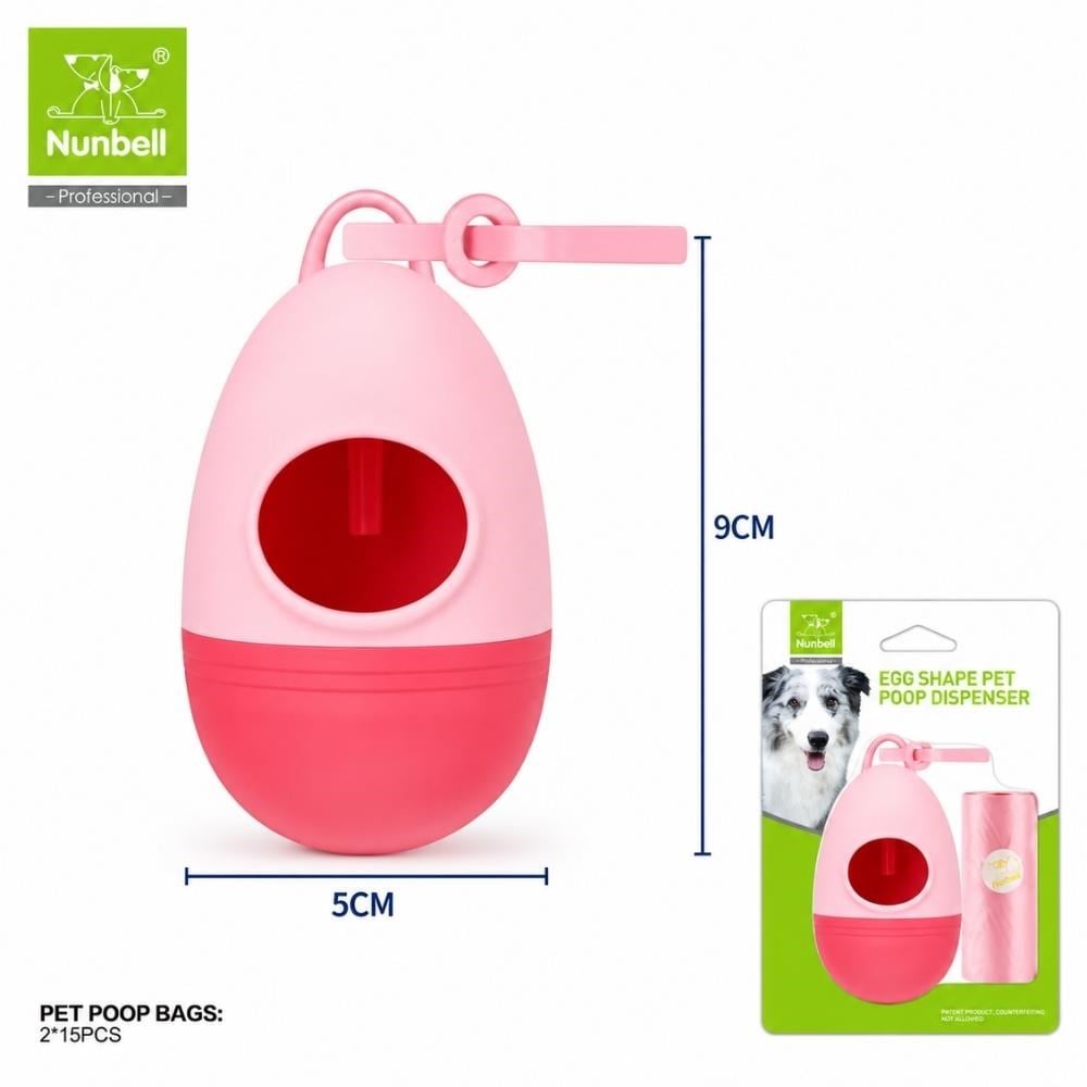 Nunbell Dışkı Torbası Taşıma Kabı 1 Rulo YedekliNunbell