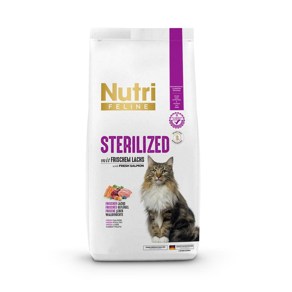 Nutri Feline Adult Kısırlaştırılmış Somonlu Yetişkin Kedi Maması 2 kgNutri Feline