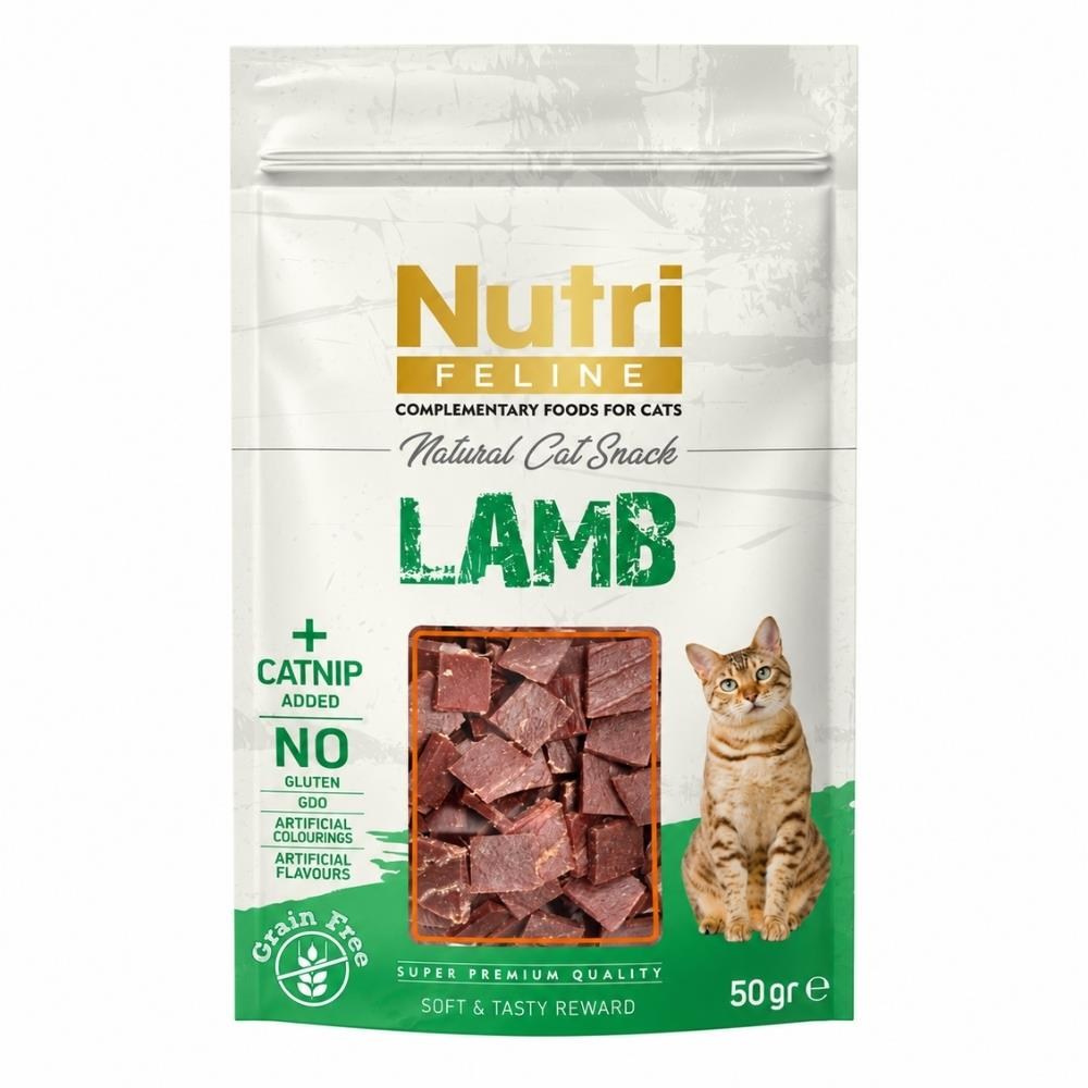 Nutri Feline Kuzulu ve Catnipli Kedi Ödül Maması 50 grNutri Feline