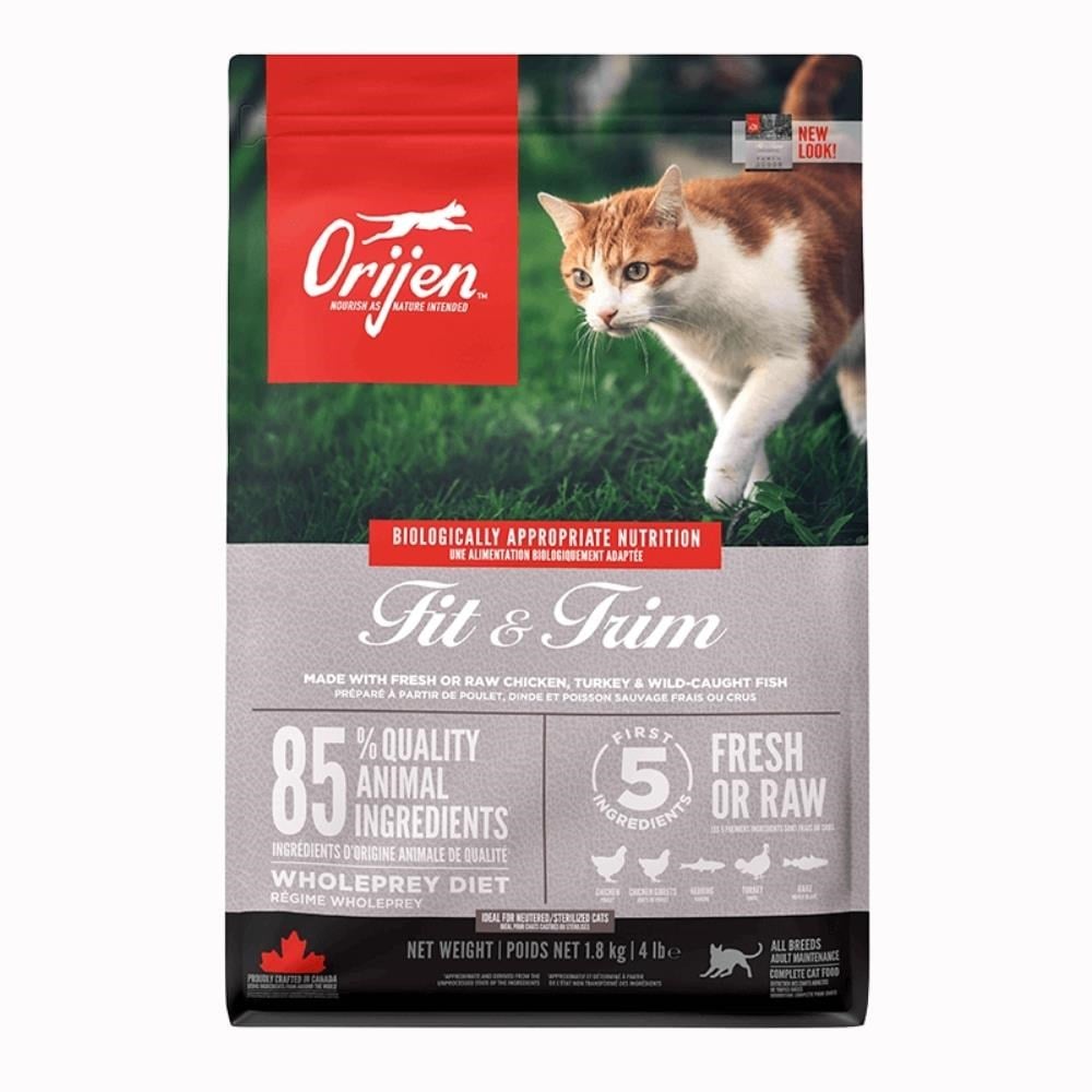 Orijen Fit&Trim Tahılsız Kilo Kontrolü İçin Yetişkin Kedi Maması 1,8 kgOrijen