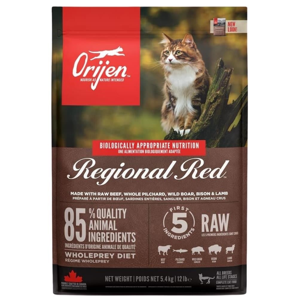 Orijen Regional Red Tahılsız Yetişkin Kuru Kedi Maması 5,4 kgOrijen