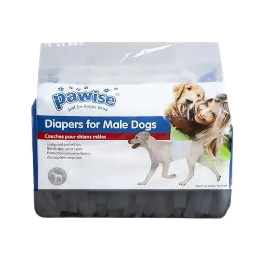 Pawise Erkek Köpek Alt Bağlama Bezi 12'li LargePawise