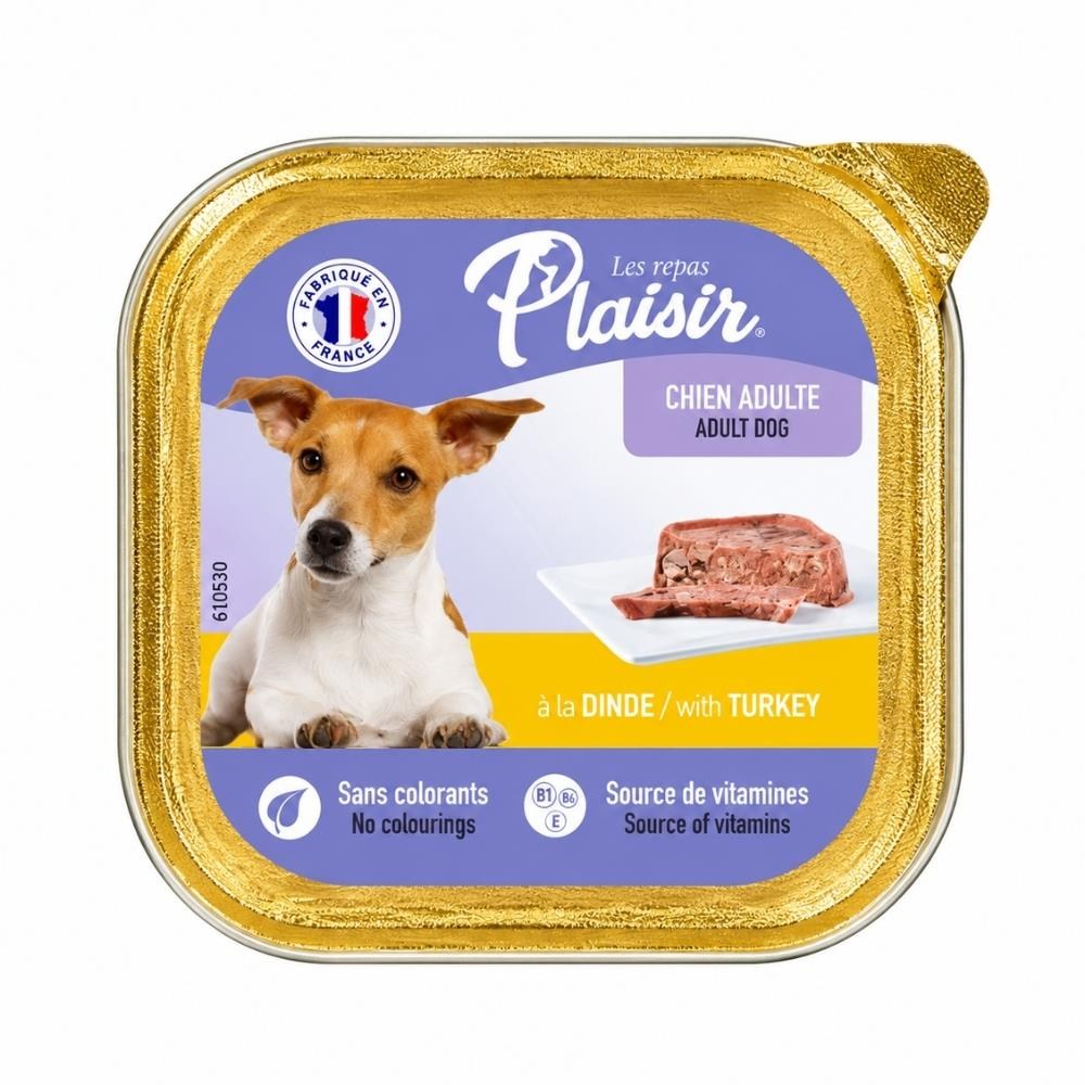Plaisir Hindili Yetişkin Köpek Ezme Konservesi 150 grPlaisir