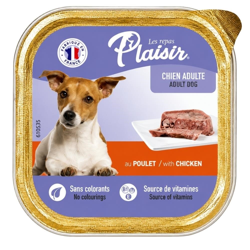 Plaisir Tavuklu Ezme Yetişkin Köpek Konservesi 150 grPlaisir
