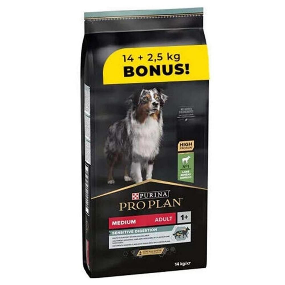 Pro Plan Medium Adult Kuzu Etli Yetişkin Köpek Maması 14 kg + 2,5 kgPro Plan